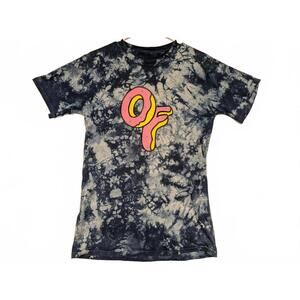 Odd Future Donuts OF Tie-Dye T-Shirt Mens Small Blue White